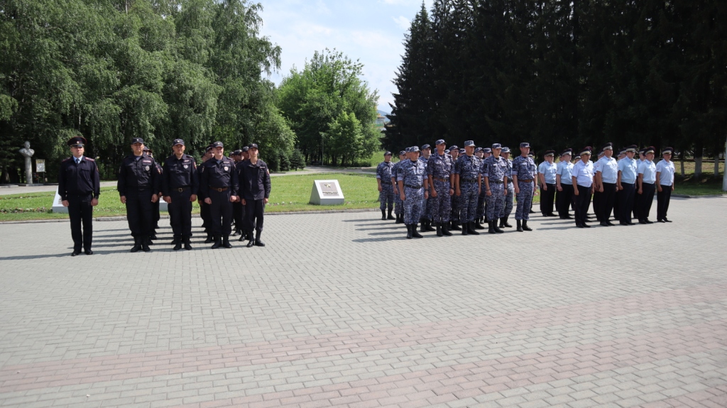 Строевое подразделение дпс. Гарнизонный развод.