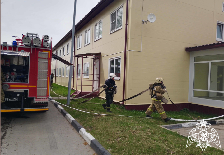 В Управлении Росгвардии по Рязанской области провели тренировку по пожарной безопасности