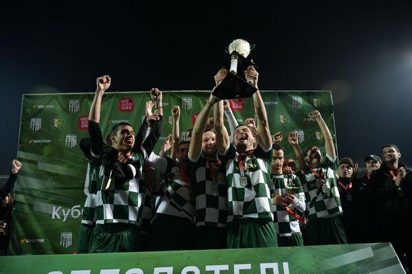 Сухумский "Нарт" в 12-й раз стал обладателем кубка Абхазии по футболу. - Sputnik Абхазия