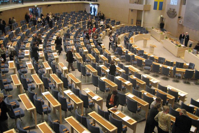 Зал Ассамблеи Риксдага (национального парламента Швеции)