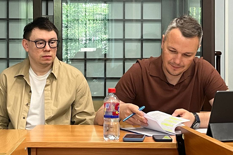 Юрий Некрасов (справа) и племянник Вагиза Мингазова Нурсиль Хусаенов