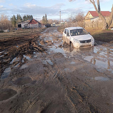 Китово осталось без дороги