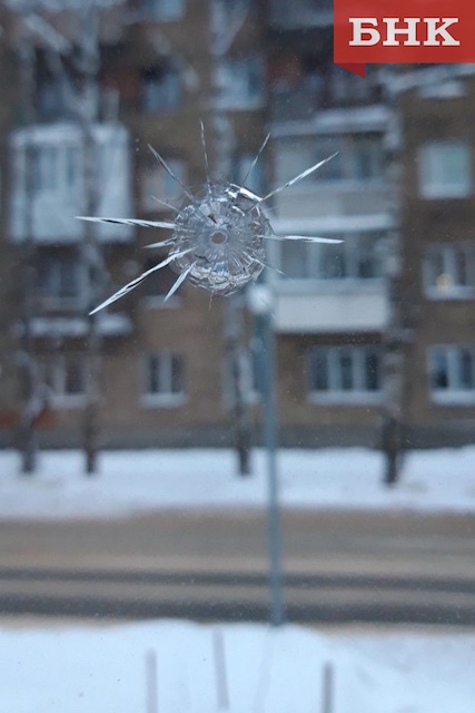 Сыктывкарка обнаружила на окне спальни следы выстрелов