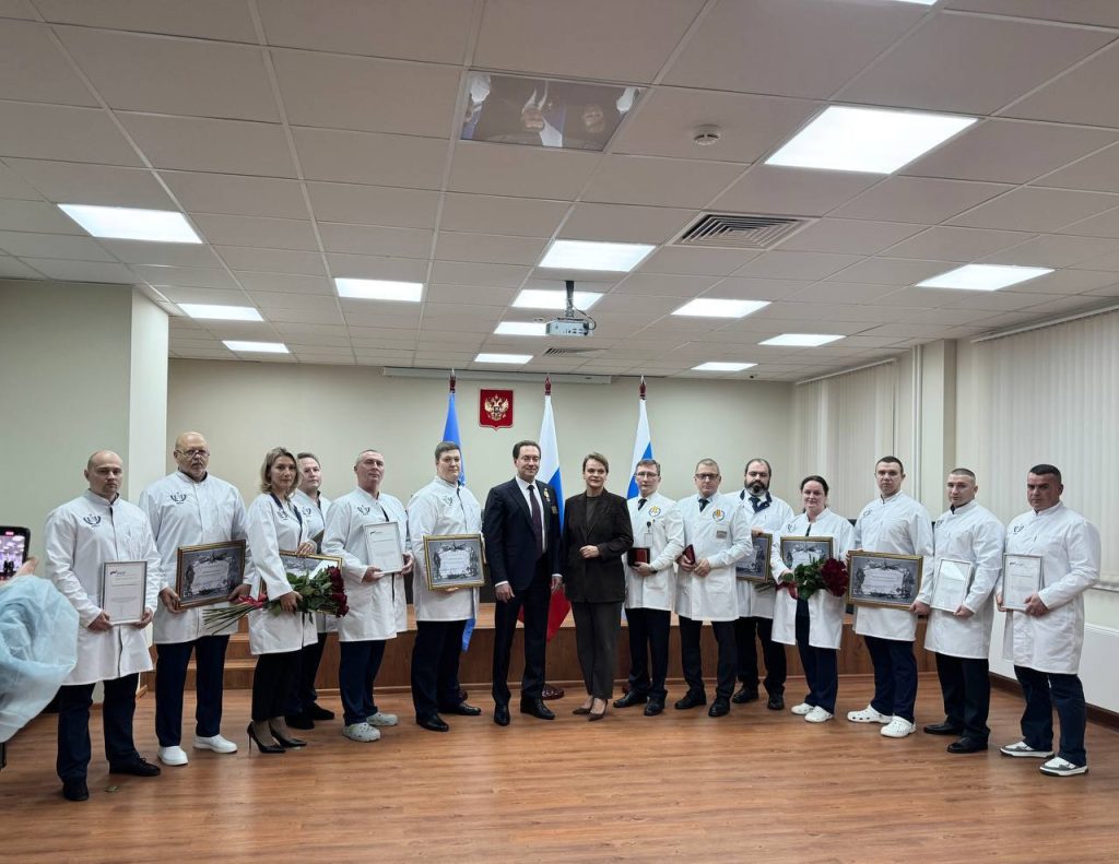 Статс-секретарь – заместитель Министра обороны Российской Федерации, председатель фонда «Защитники Отечества» А.Е. Цивилева посетила ФНКЦ РР с рабочим визитом
