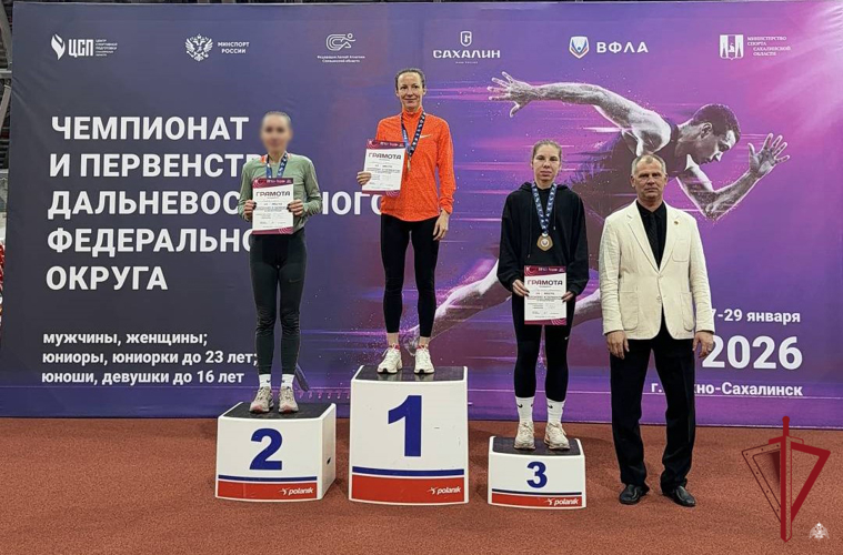 Сотрудница ОМОН Росгвардии Бурятии стала призером Чемпионата и Первенства Дальневосточного федерального округа по легкой атлетике