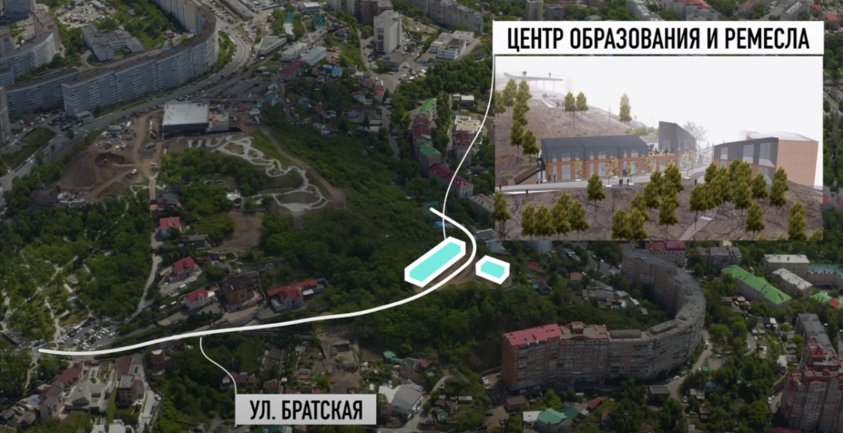 Нагорный парк владивосток схема