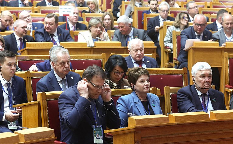 Торжественное заседание Межпарламентской Ассамблеи государств-участников СНГ, посвящённое 80-летию Победы в Великой Отечественной войне