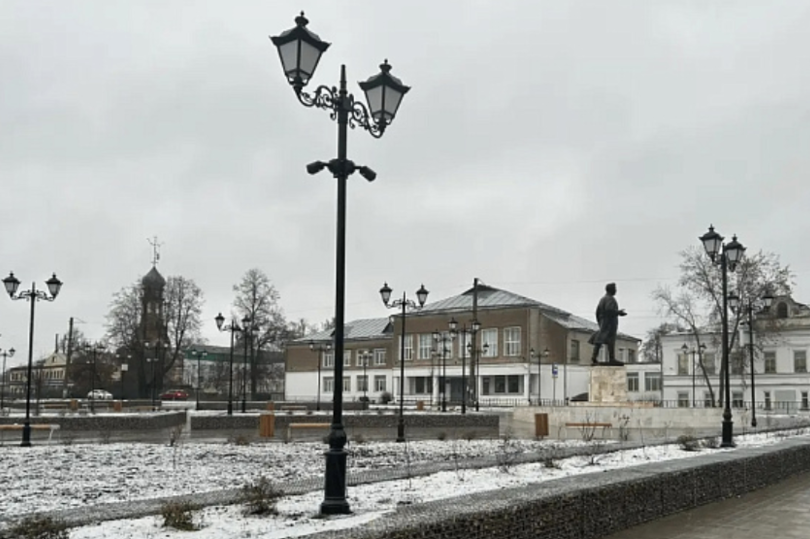 В Уржуме Кировской области благоустроили центральную часть города