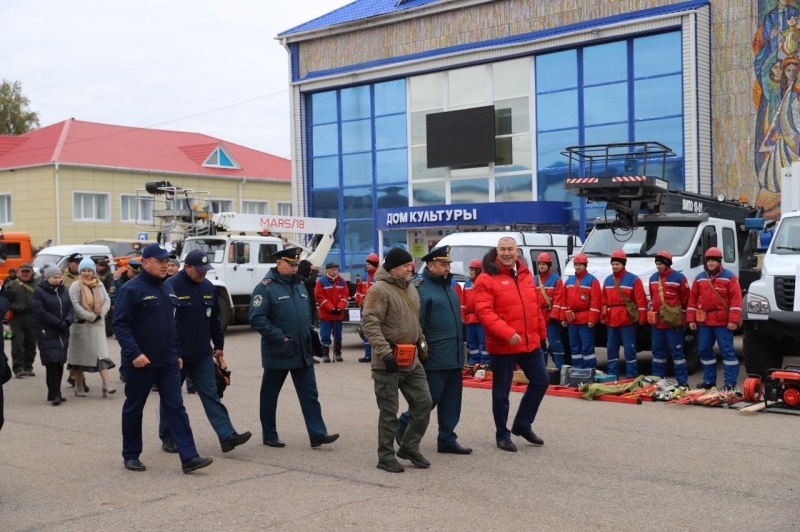 В Бураевском районе республики проходят командно-штабные учения