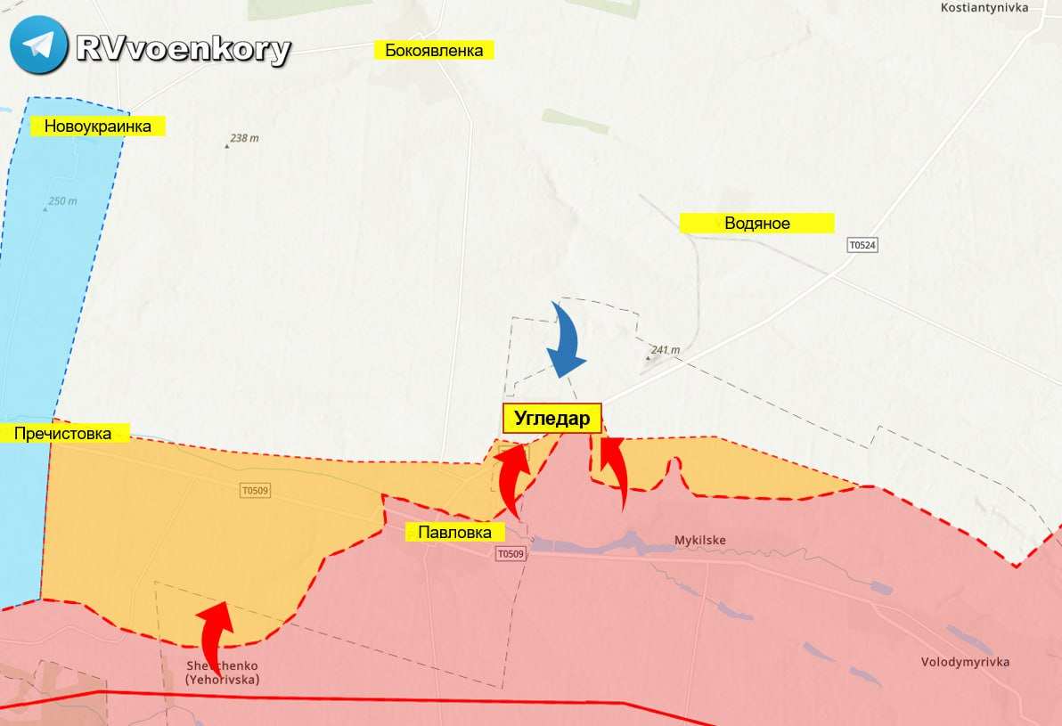 Враг атакует и перебрасывает силы, готовя контрнаступление на Угледарском фронте (КАРТА) | Русская весна