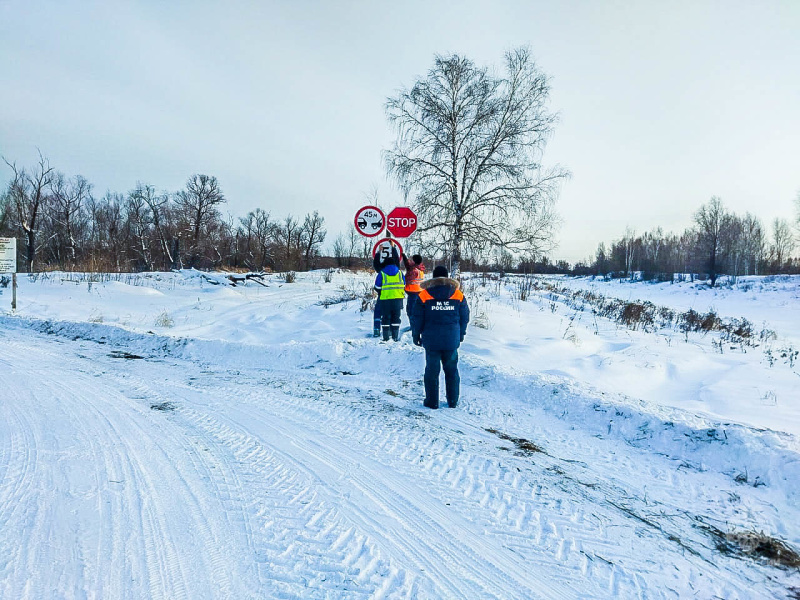 В Омской области официально открыта первая ледовая переправа