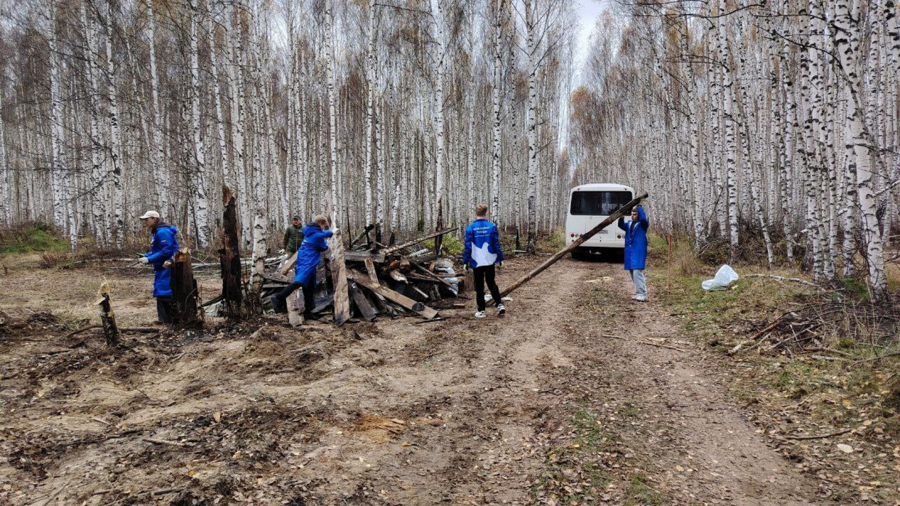 Более 200 кубометров мусора собрали участники экосубботников в Богородском и Воротынском округах