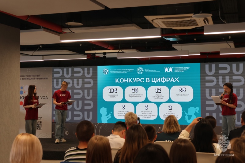В «Точке кипения — Уфа» Межвузовского студенческого кампуса подведены итоги конкурса «Безопасность глазами детей – 2025»