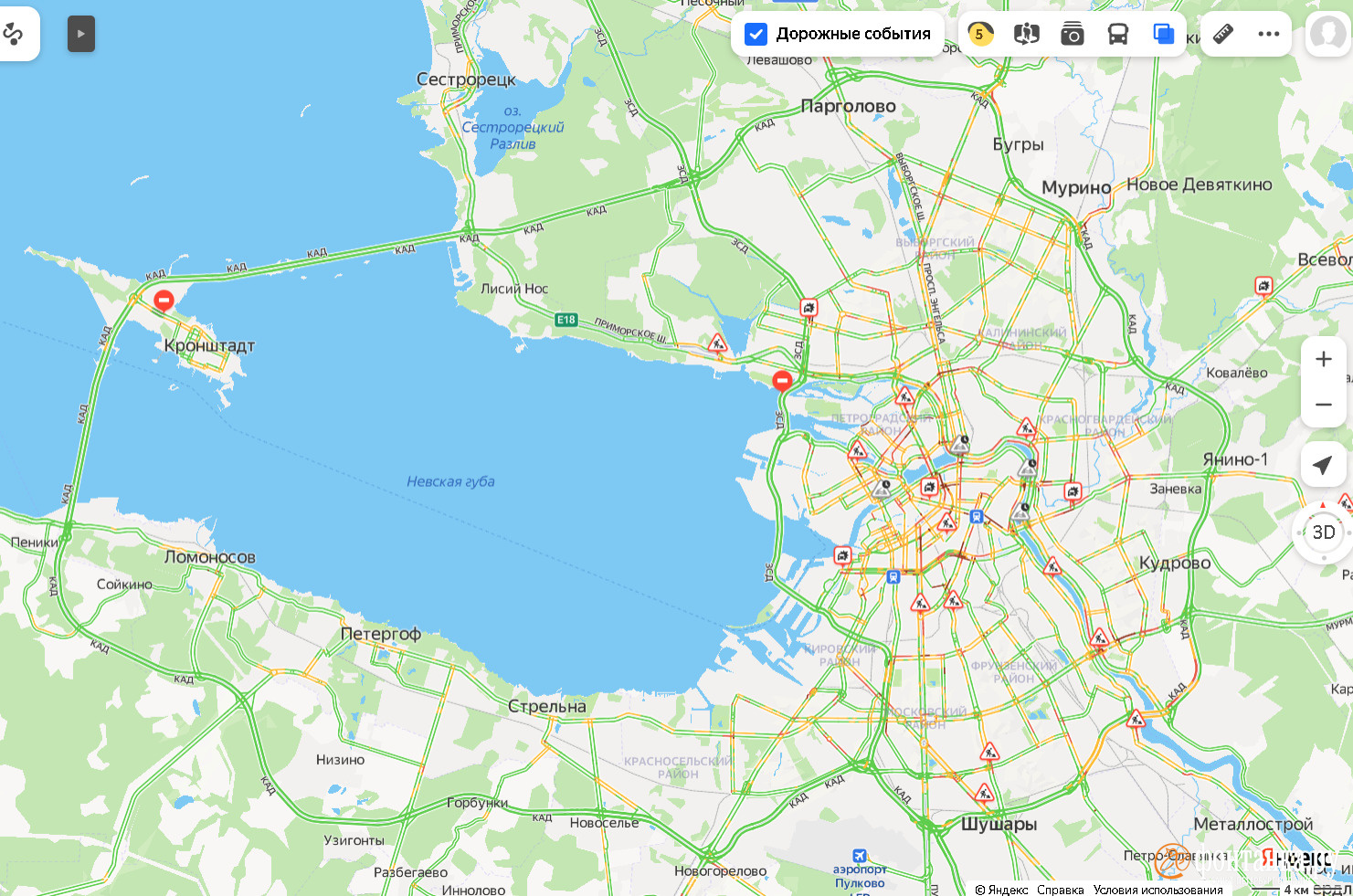 Дорога жизни спб на карте