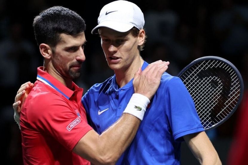 Новак Джокович и Янник Синнер