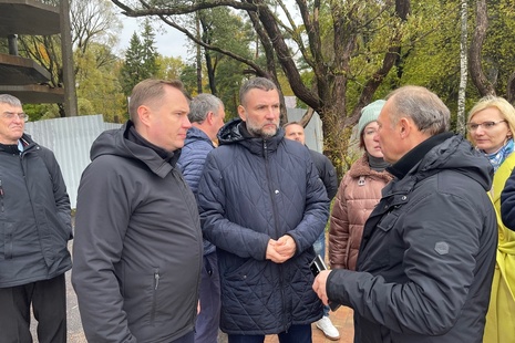 Вице-губернатор Петербурга Евгений Разумишкин посетил Курортного района с рабочим объездом