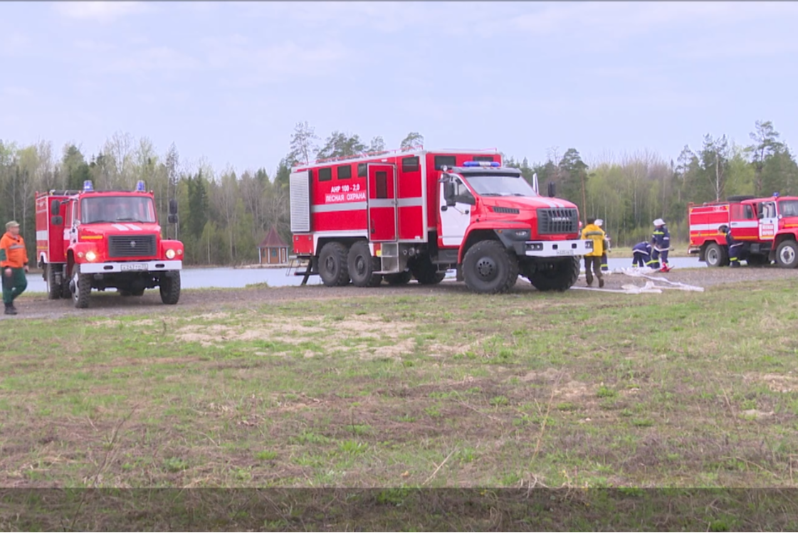В Ковровском районе прошли учения лесопожарных формирований региона