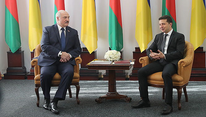 Переговоры с Президентом Украины Владимиром Зеленским 
