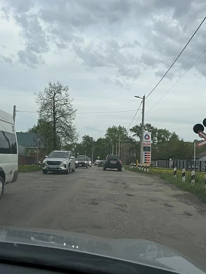 Новая дорога, ведущая к выезду на Кинешму разрушена