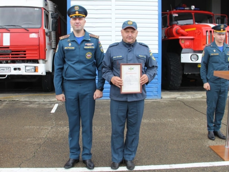 Пожарно-спасательная часть № 16 отметила 15-летний юбилей