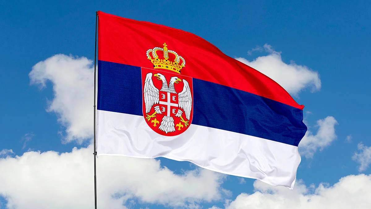 Флаг Сербии