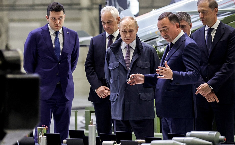 В ходе посещения ПАО «Мотовилихинские заводы».