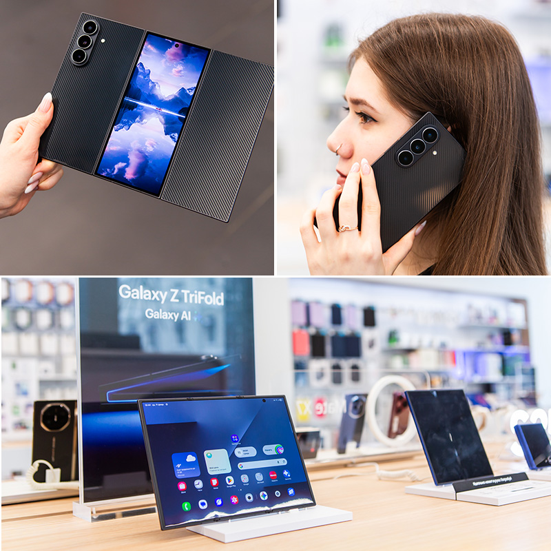 restore: и Galaxystore открывают продажи инновационного смартфона Samsung Galaxy Z Trifold