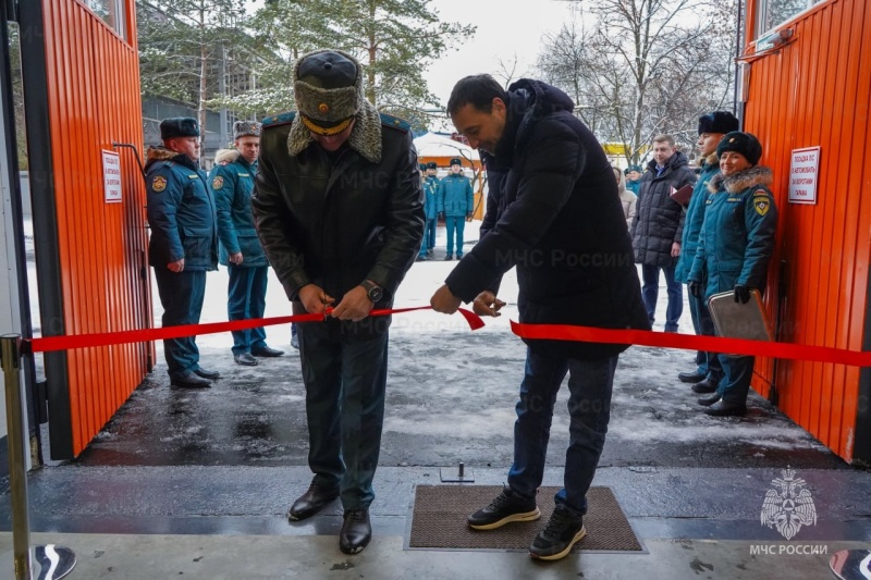 В Москве открыли обновленную пожарно-спасательную часть