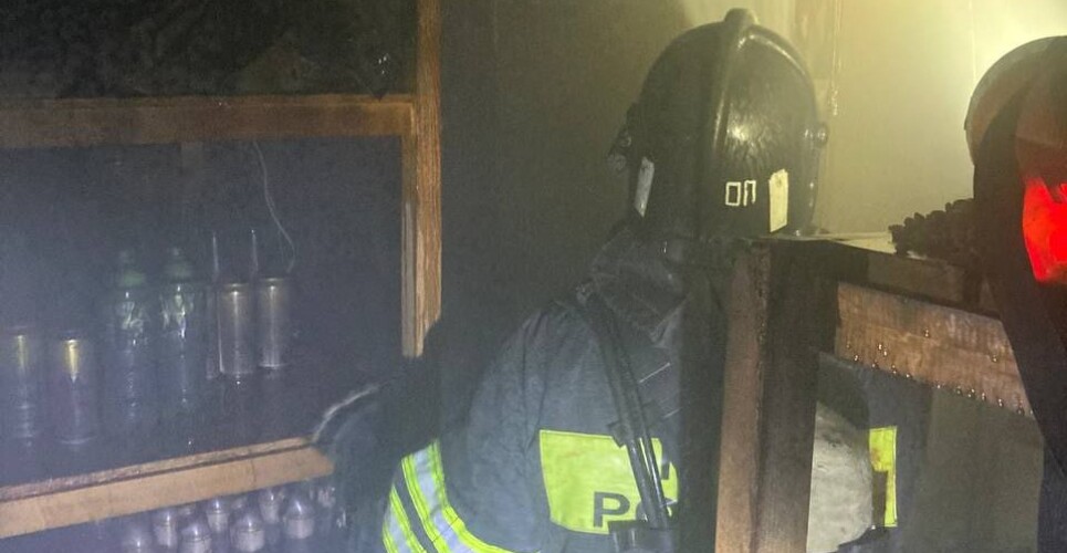 Ночной пожар в сельском магазине уничтожил часть продуктов