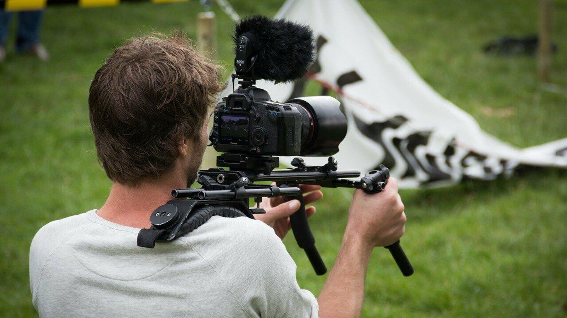 Large cameraman