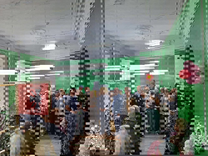Офицер Росгвардии принял участие в открытии центра помощи участникам СВО 
