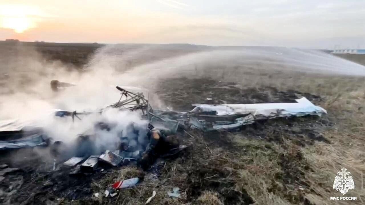 СК завел дело после крушения легкомоторного самолета в Подмосковье