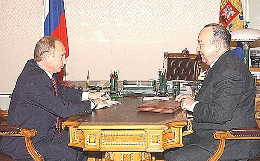 Путин и Рахимов в 2003 году