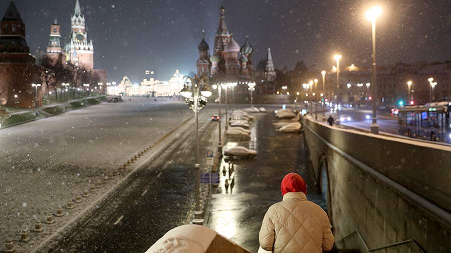 Москва в январе