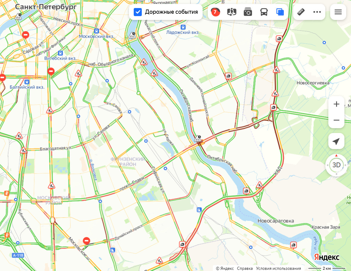 Карта ремонта дорог спб онлайн