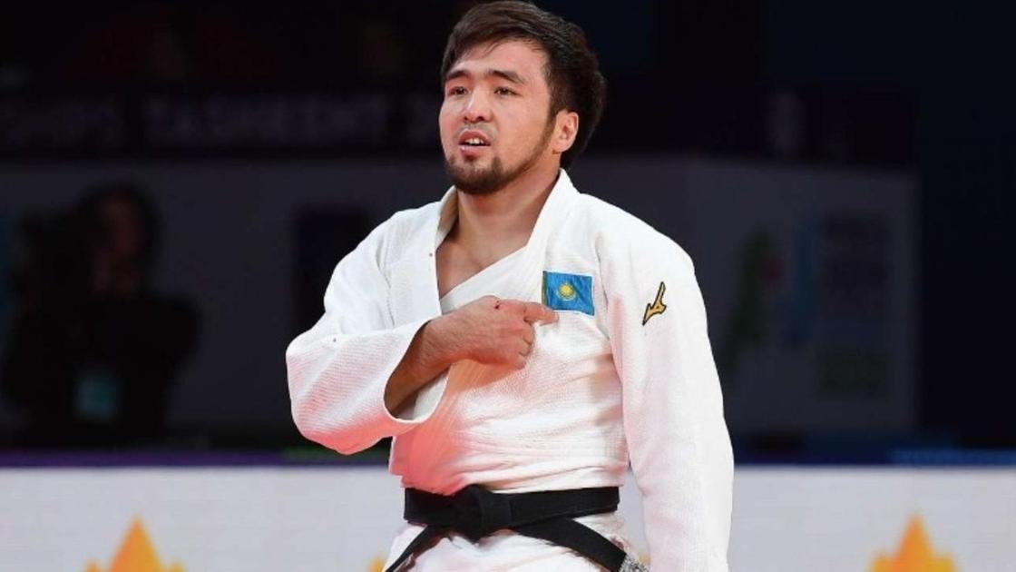 Елдос Сметов қола медаль үшін жеңіске жеткен сәт. Ташкент, 06 қазан 2022 жыл
