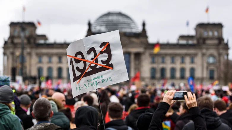 Митинг против АДГ в Германии