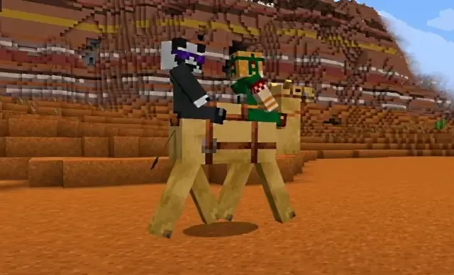 Верблюды в Minecraft 1.20