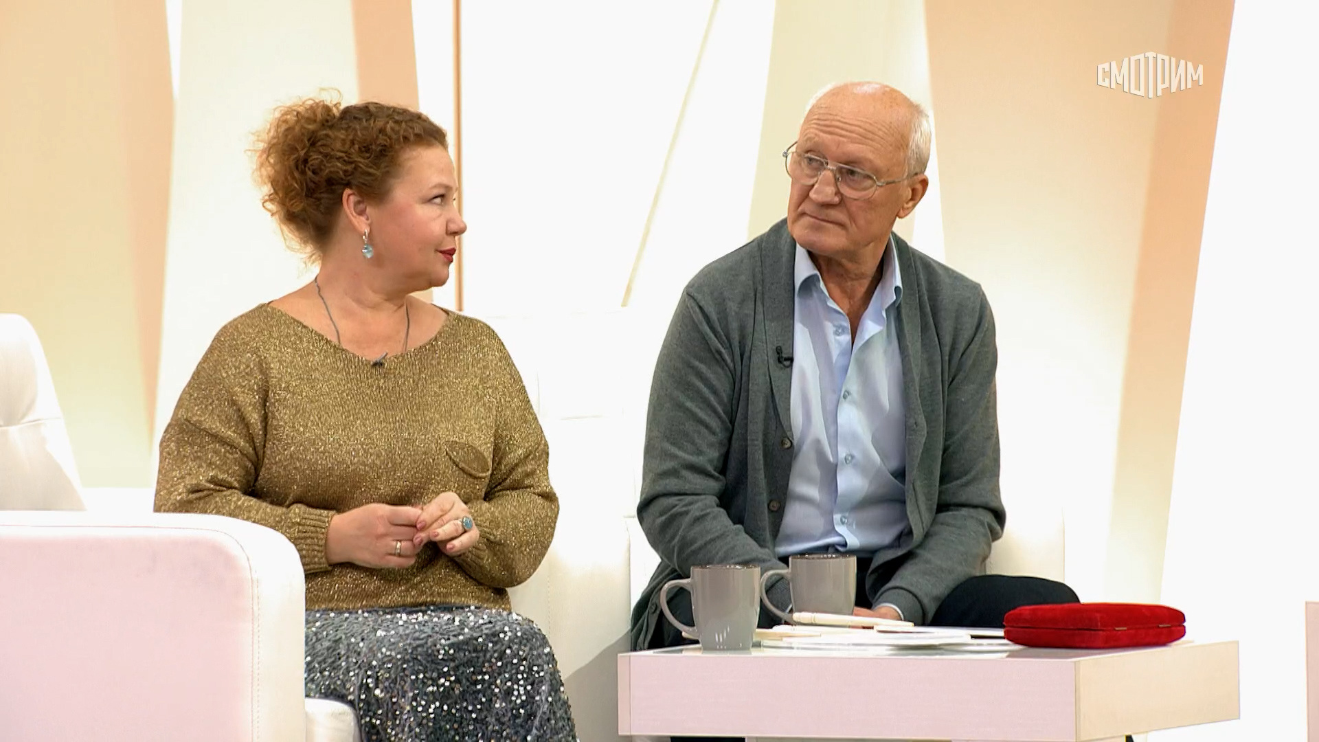 Татьяна Абрамова и Юрий Беляев // Кадр из программы 