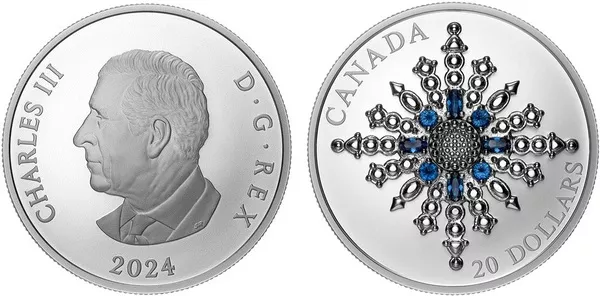 Канадский МД запустил новую серию монет «Королевские украшения»