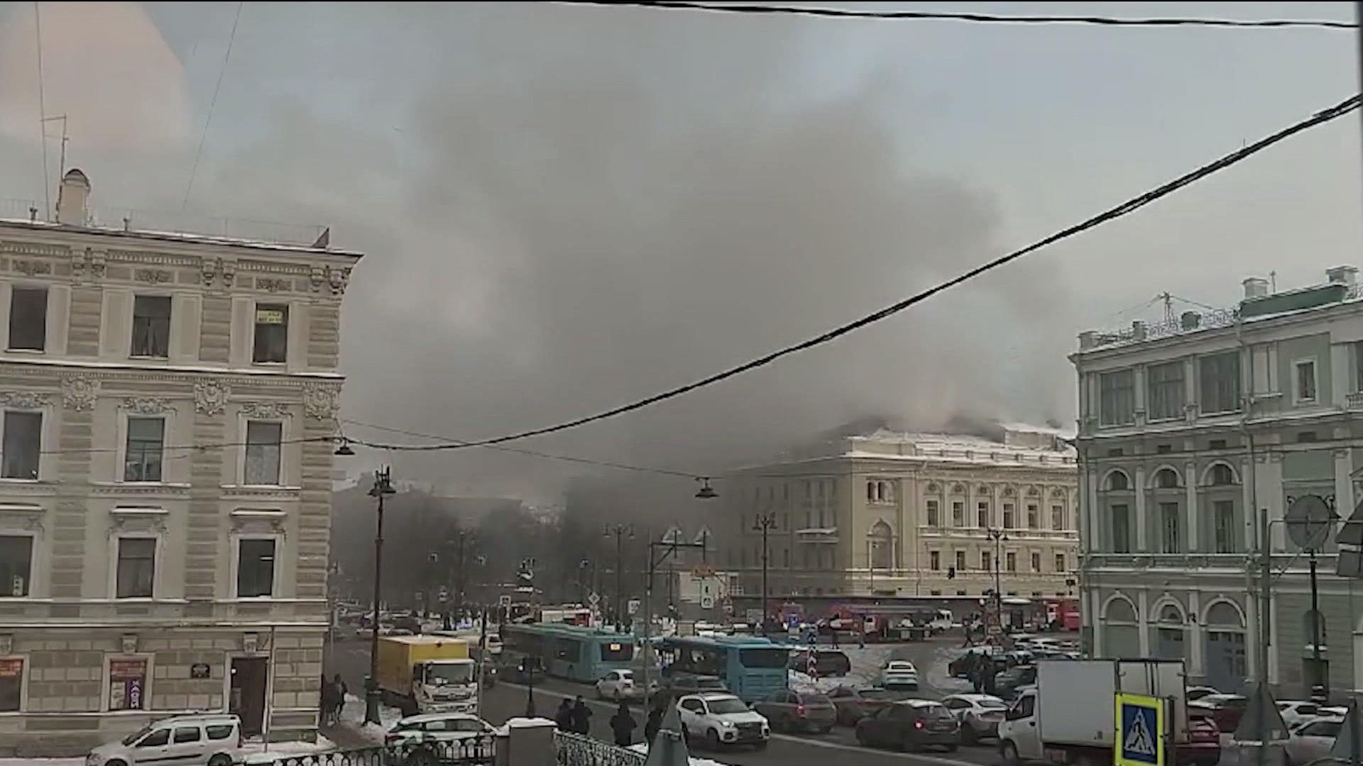 Пожар в Петербургской консерватории локализован