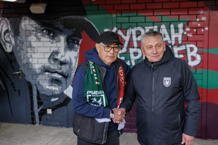 Бердыев на открытии именного сектора на «Ак Барс Арене»