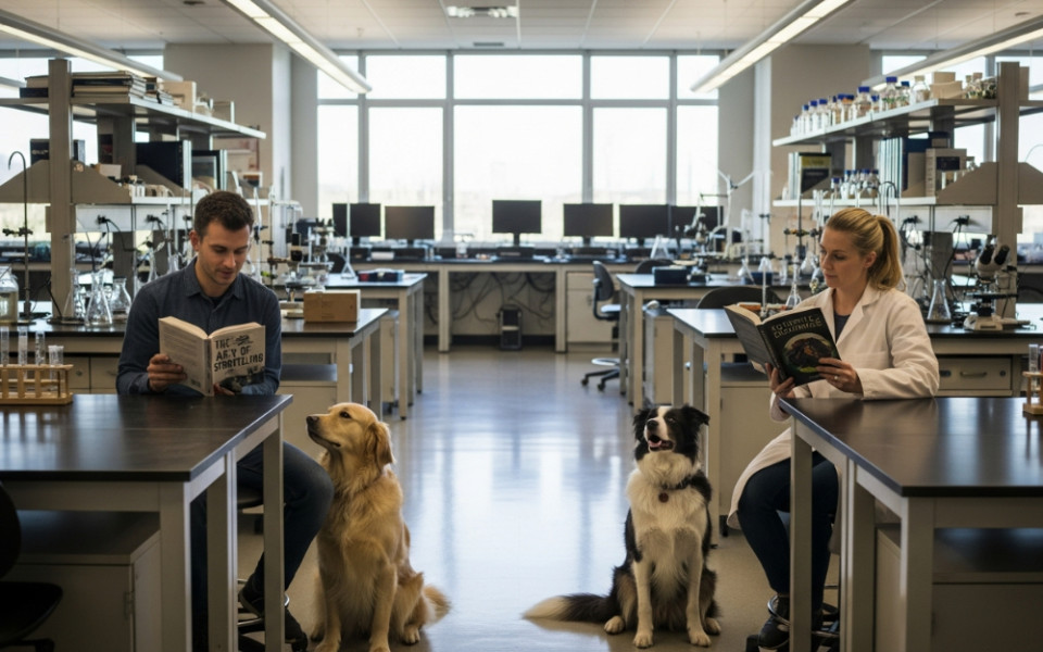 «Чтение с собаками» уменьшает стресс, подтвердили специалисты из России