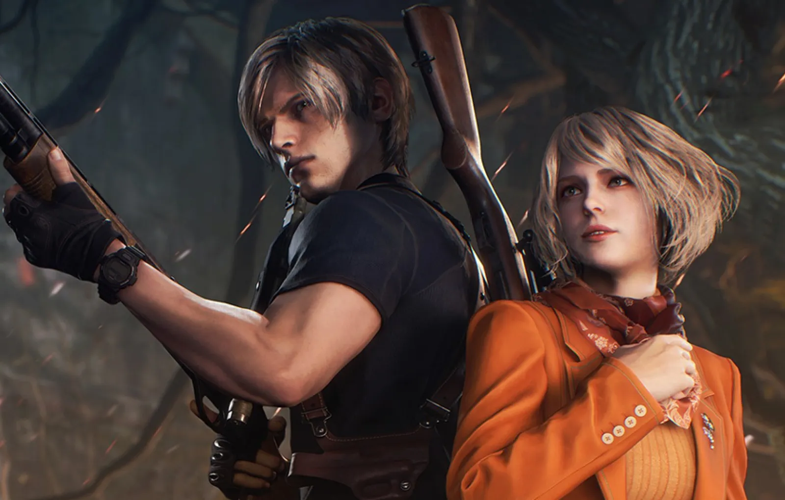 Последний ремейк резидент ивел. Леон Resident Evil. Леон резидент 4. Леон Кеннеди Resident Evil 4. Resident Evil 4 Эшли.