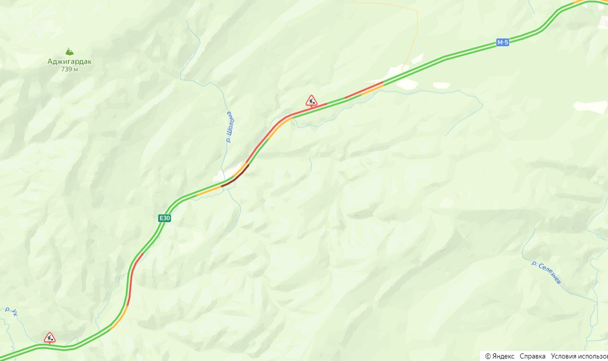 Пробки челябинск м5