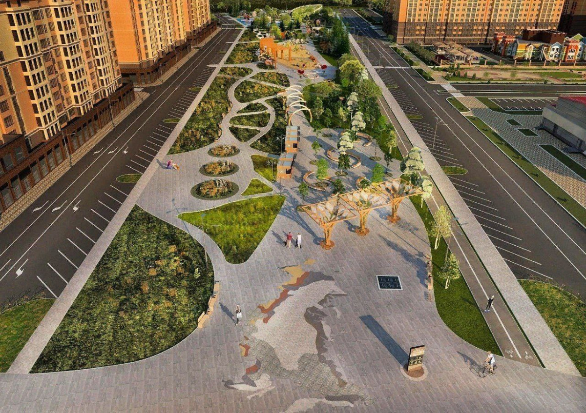 линейный парк бульвара строителей кемерово