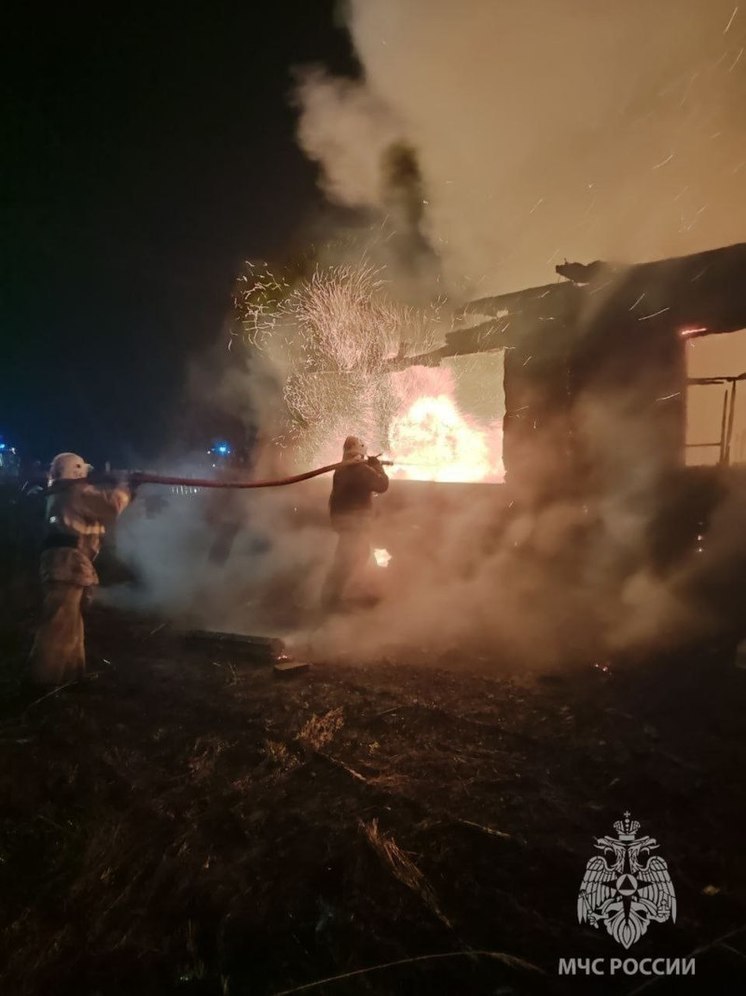 В Ковровском районе на пожаре погиб человек