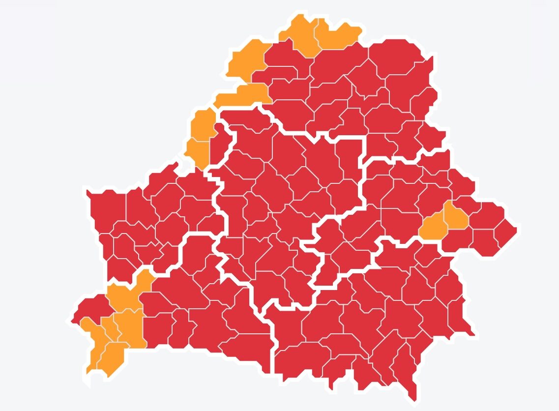 Карта посещения лесов рб