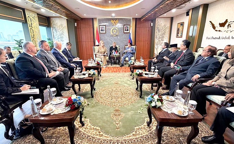 В рамках визита в Республику Индонезия делегация Совета Федерации провела ряд встреч