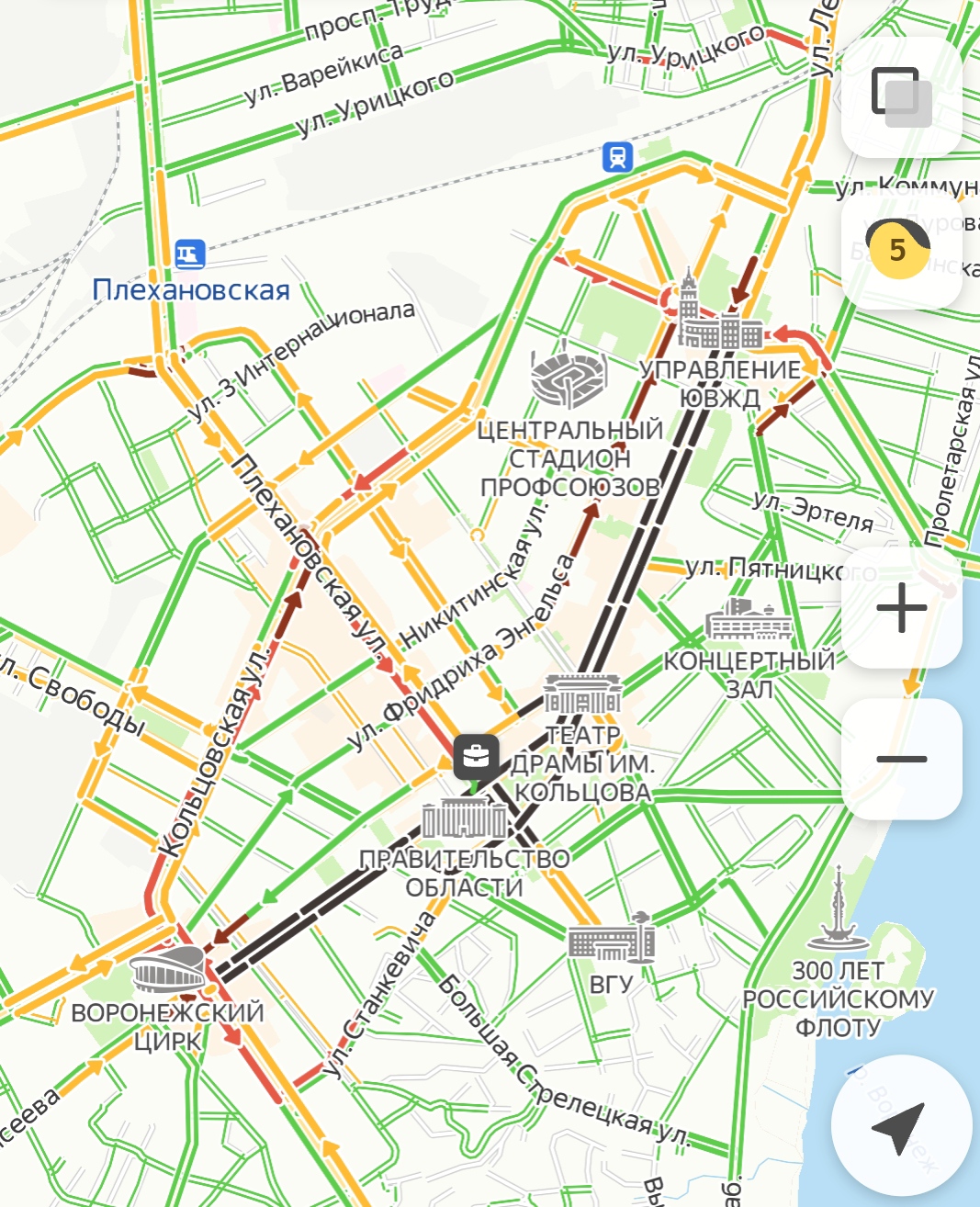 Дублер московского проспекта в воронеже на карте схеме